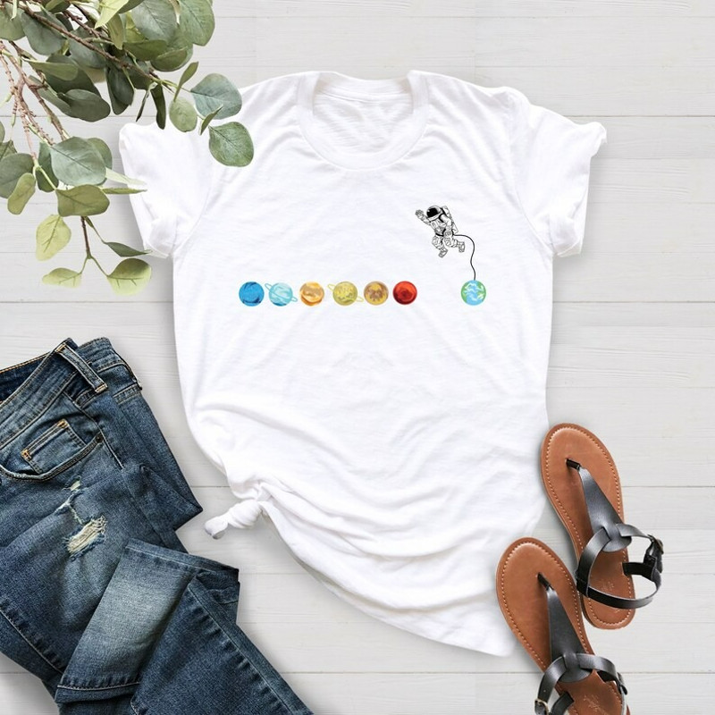 Astronaut Spaceman, Space Geeks Gifts, Present Moon Rocket, Astronauts Lovers, Unisex T-Shirt