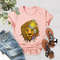 Lion Flower Shirt, Floral Lion Shirt, Animal Shirts, Lion Lover Shirt, Unisex T-Shirt