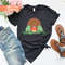 Frogs Drinking Tea Mushroom Shirt, Frogs Lovers Tee, Nature Lover Shirt, Unisex T-Shirt