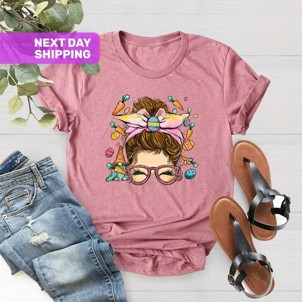 Messy Bunny Shirt, Mother's Day Gift, Funny Mom Shirt, Mom Tee, Unisex T-Shirt