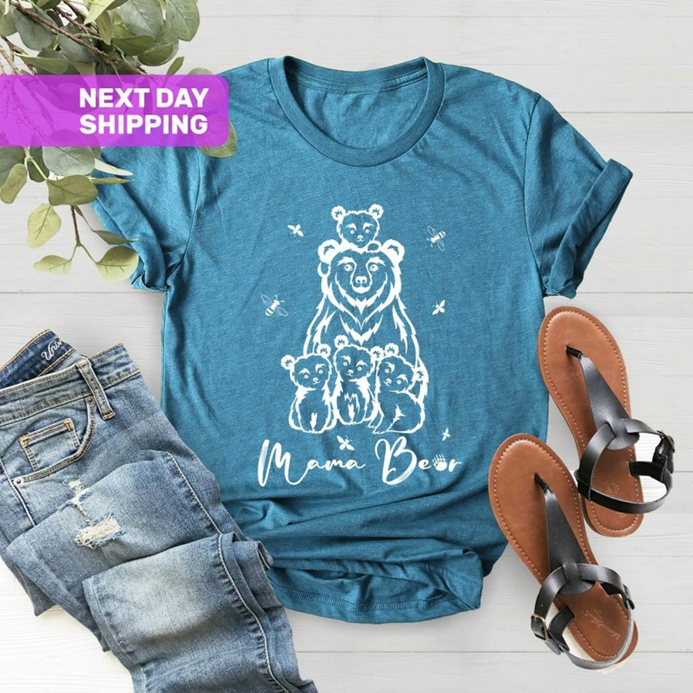Mama Bear Shirt, Mama Bear Tshirt, New Mom Shirt, Mom Life, Mama Bear Gift, Unisex T-Shirt