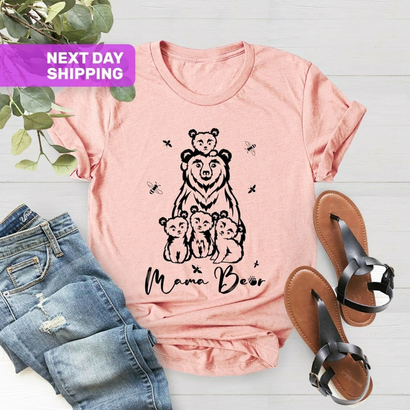 Mama Bear Shirt, Mama Bear Tshirt, New Mom Shirt, Mom Life, Mama Bear Gift, Unisex T-Shirt