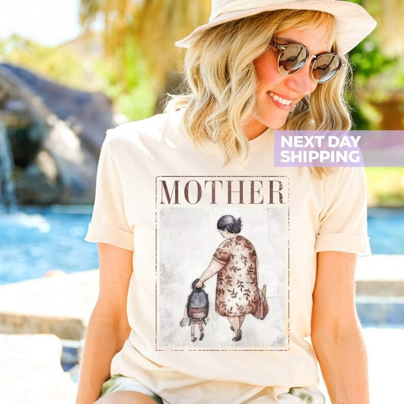 Retro Vintage Mother Shirt, Cute Mothers Day Gift, Unique Gift For Mom, Unisex T-Shirt