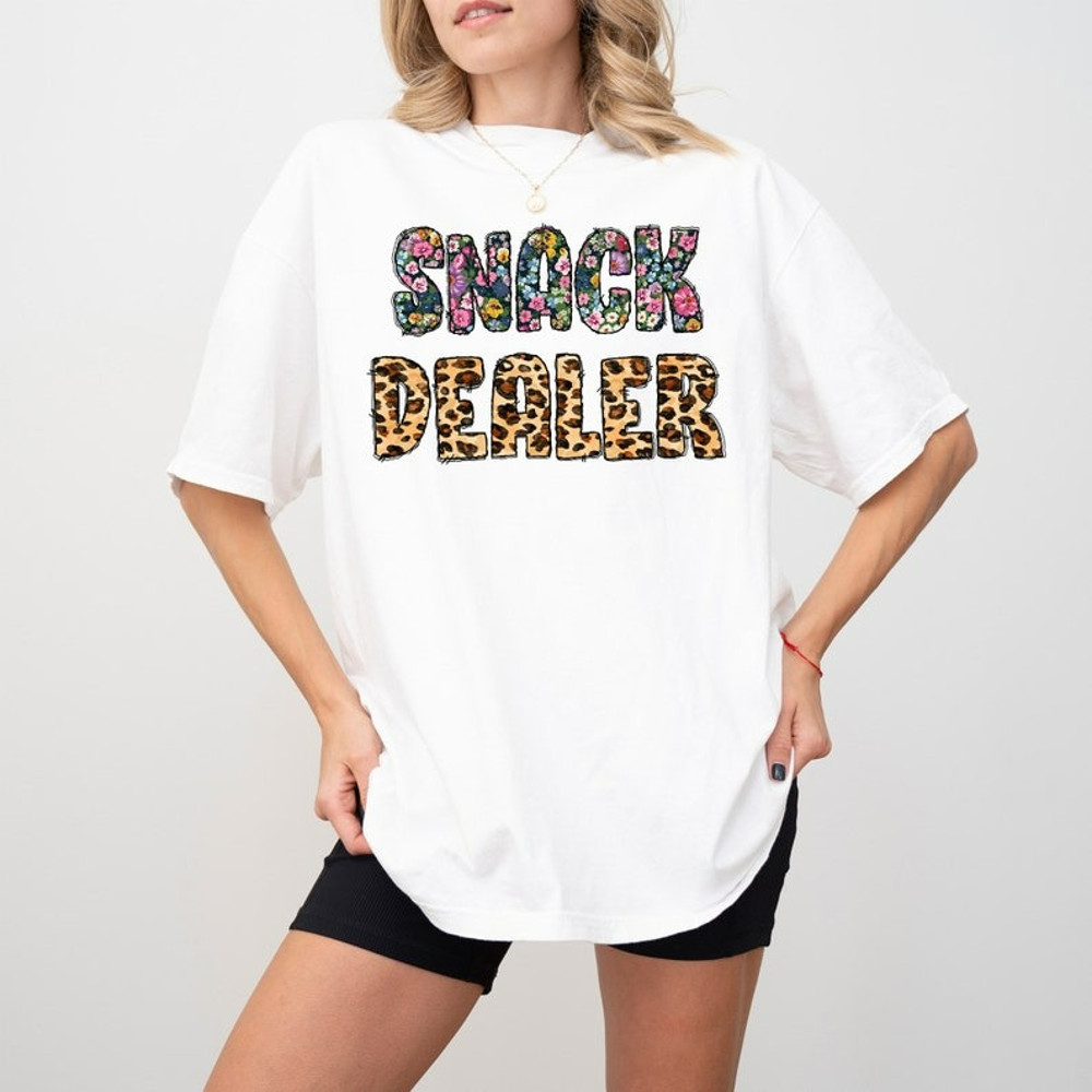 Snack Dealer Mom Shirt, Funny Mom Gift Comfort Colors, Unisex T-Shirt