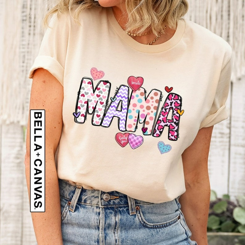 Mama Valentine's Day T-Shirt, Valentines Day Tee, Mama Valentine Shirt, Unisex T-Shirt