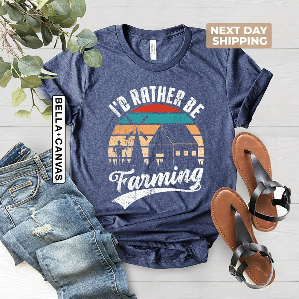 Funny Mens TShirt Farmer Dad Shirt Gift For Farmer Dad Graphic Tee Unisex TShirt 0