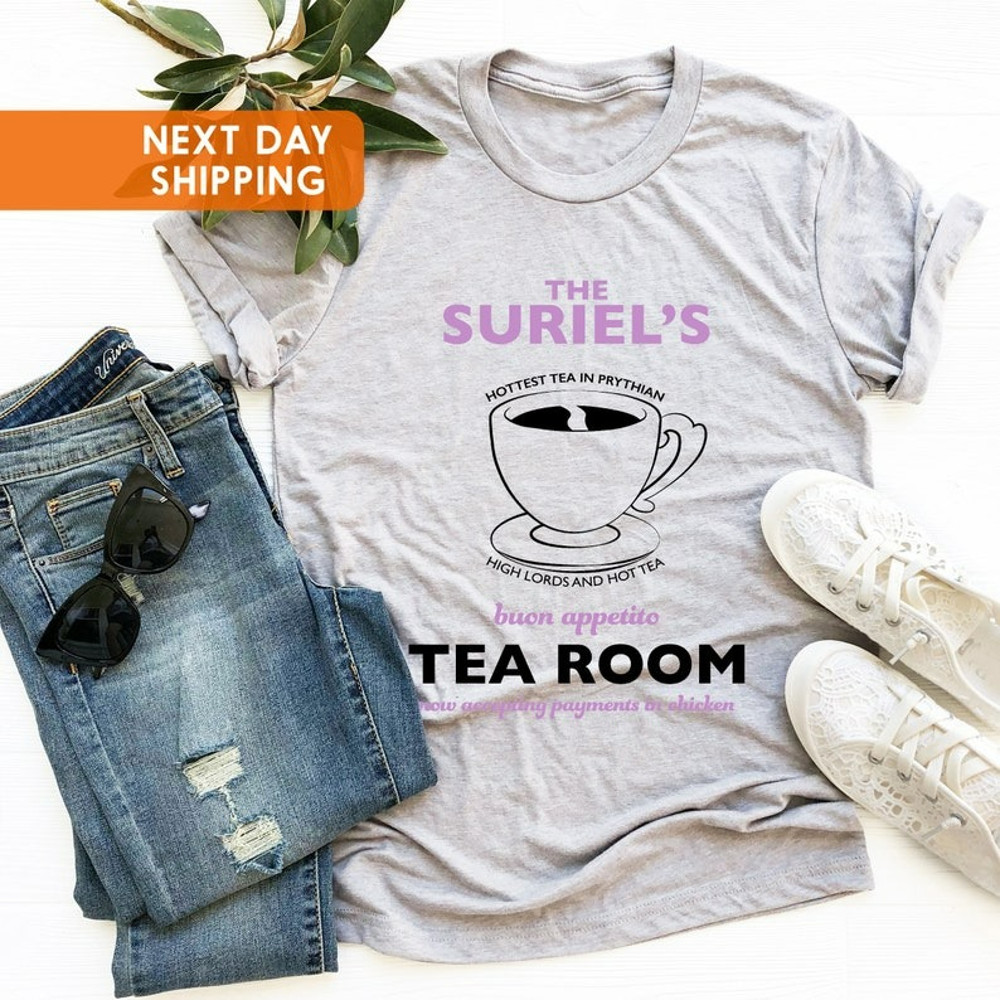 The Suriel's Tearoom T-shirt, Acotar Shirt, Suriel Gossip Girl, Bookworm Apparel, Unisex T-Shirt