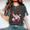 Flamingo Valentines Day T-Shirt, Flamingo Lover Shirt, Cute Valentine Heart Shirt, Unisex T-Shirt