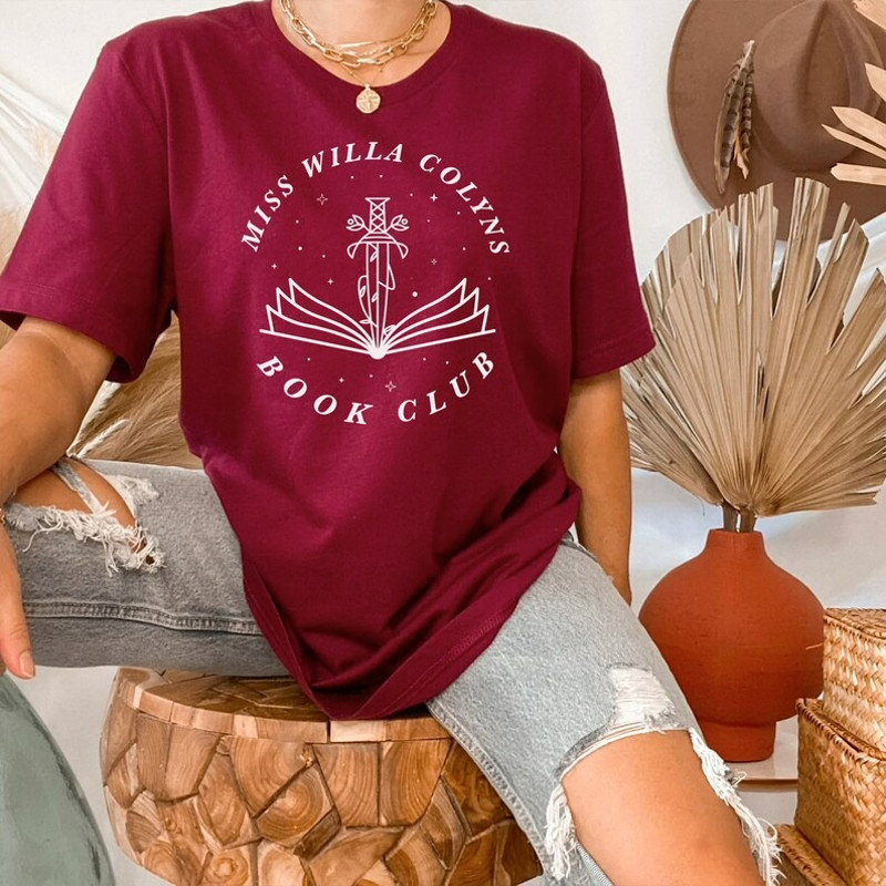 Miss WIlla Colyns Book Club tshirt, Bookish t-shirt, We Will Rise t-shirt, Unisex T-Shirt