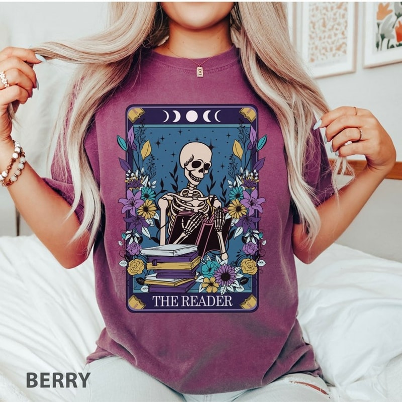 Comfort Colors, Tarot the Reader Shirt, the Reader Shirt, Unisex T-Shirt