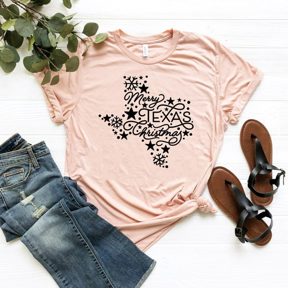 Texas Christmas, Merry Christmas Texas, Texas Lover Gift, Southern Christmas, Unisex T-Shirt