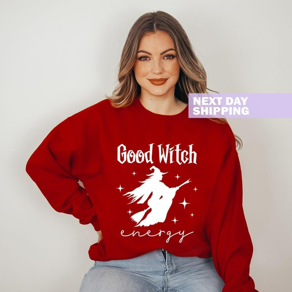 Good Witch Energy Sweatshirt, Halloween Shirt, Unisex Sweatshirt, Hoodie