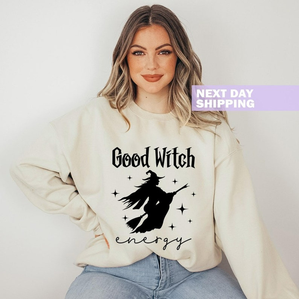 Good Witch Energy Sweatshirt, Halloween Shirt, Unisex Sweatshirt, Hoodie