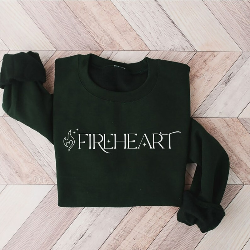 Fireheart Sweatshirt, A Court of Thorns and Roses Court of Dreams Sweater, Unisex Sweatshirt, Hoodie