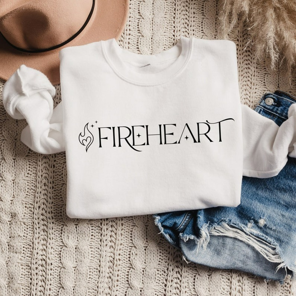 Fireheart Sweatshirt, A Court of Thorns and Roses Court of Dreams Sweater, Unisex Sweatshirt, Hoodie
