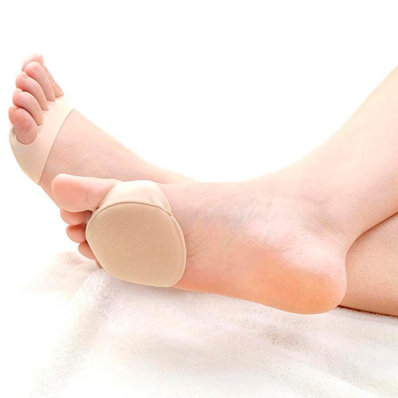 Soft forefoot supports for prolonged standing