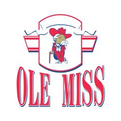 vintage 90s ole miss rebels university ncaa svg