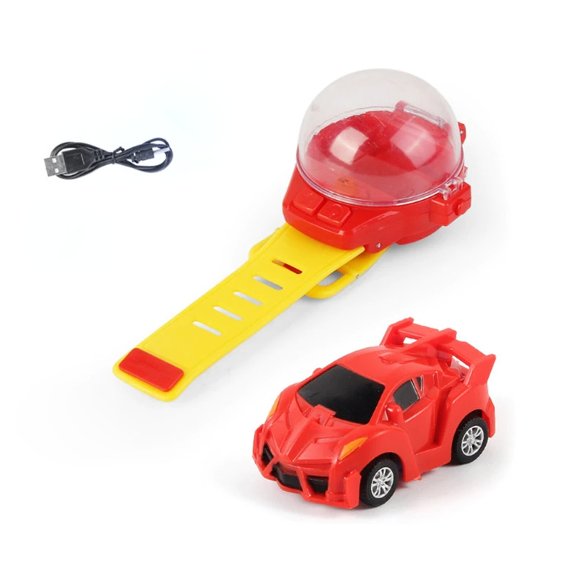 Mini Remote Control Watch Car Red Without Eyes