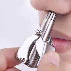 mini nose hair trimmer – portable nasal hair cutter | perfect grooming gift
