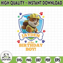 personalized name , paw patrol chase birthday png, paw patrol birthday png family birthday raglan kids family cus4 09