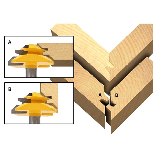 45° Lock Miter Router Bit – Precision Woodworking | Inspire Uplift