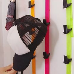 adjustable cap & bag door rack