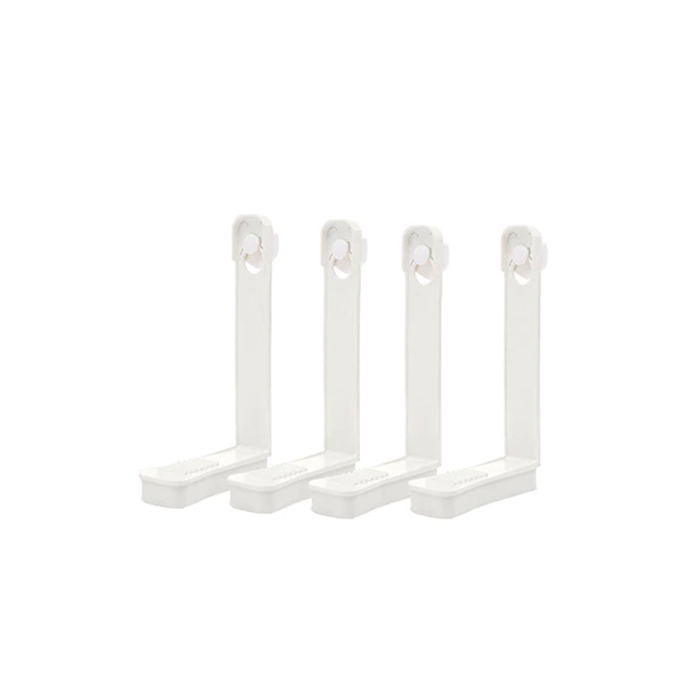 bedsheetgrippersclipset white
