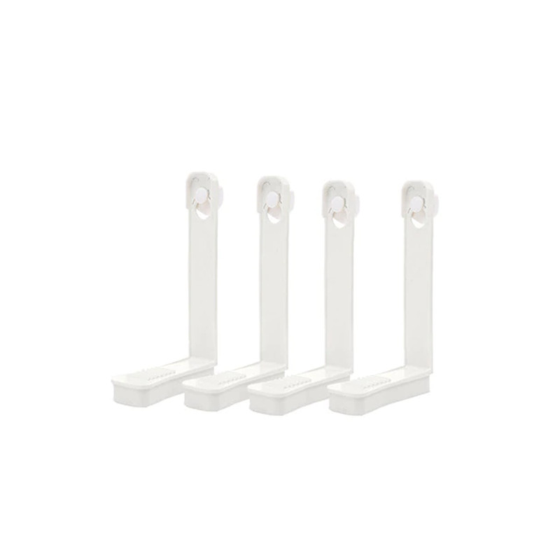 bedsheetgrippersclipset white