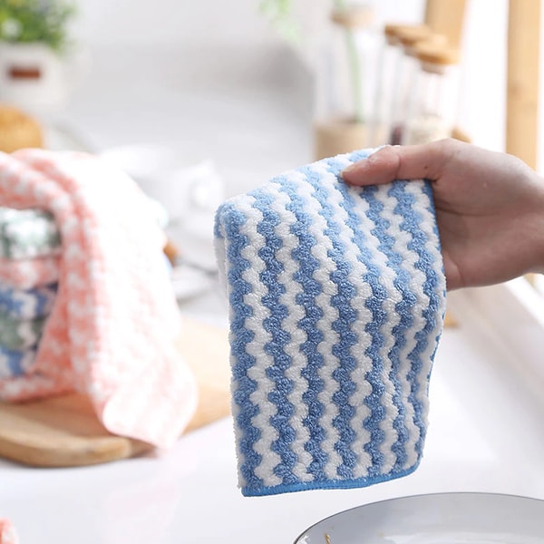 5 Pc All-in-one Soft Microfiber Cleaning Rag - Inspire Uplift