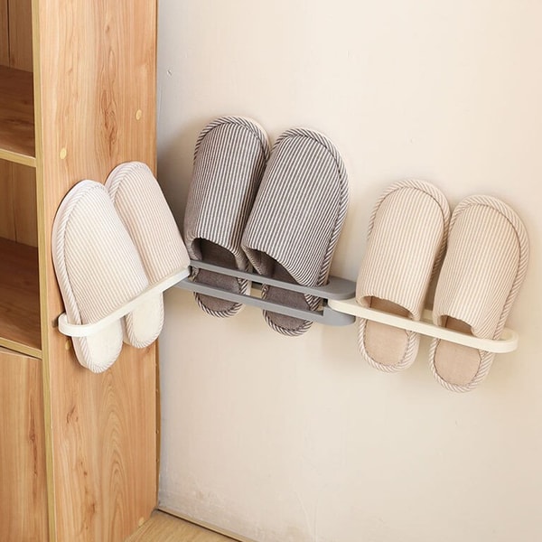 Waterproof Self-Adhesive 3-in-1 Slipper Rack - Inspire Uplift