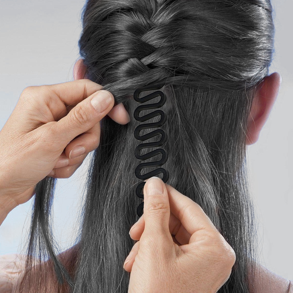 Quick weave with fishtail braid