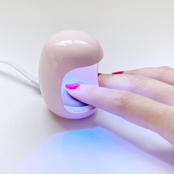 Portable Mini LED Nail Dryer for Quick Home Manicure