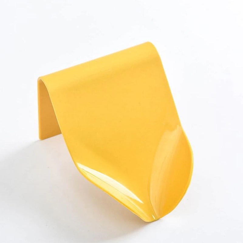 Creative ABS Drain Soap Tray yellow