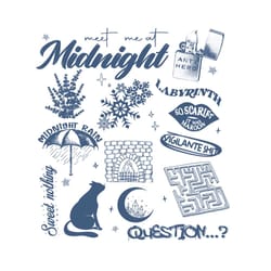 taylor swift meet me at midnight svg taylor swift