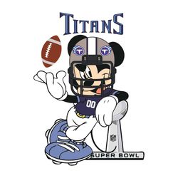 Tennessee Titans Mickey Mouse Svg Sport Svg Digital