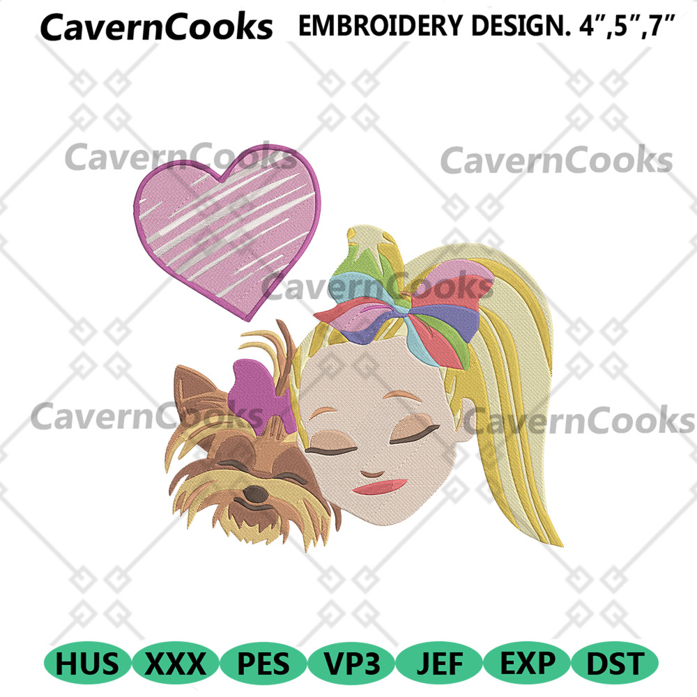 JoJo-Siwa-Dog-Love-Machine-Embroidery-Design-Digital-File,-JoJo-EM14062024JOJO28.png