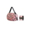 foldabletraveloneshoulderportableshoppingbag pink