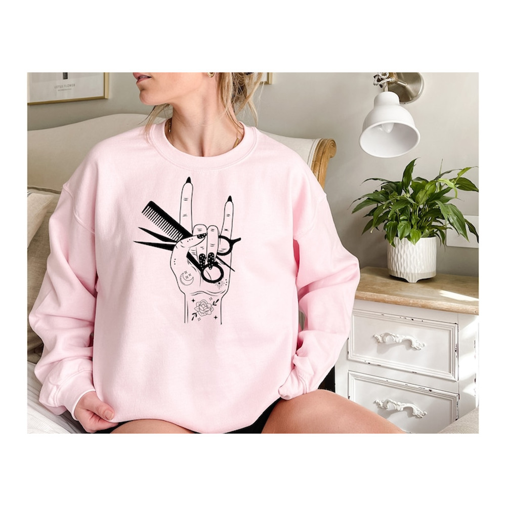 Hairstylist Shirt, Hair Stylist Crewneck, Cosmetologist Sweatshirt, Hairstylist Sweatshirt, Hairdresser Shirt, Hairdresser Gift, Gift3.jpg