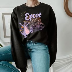 retro disney epcot shirt, figment one little spark, disney fall shirt, disneyworld sweatshirt, epcot center tee, epcot f