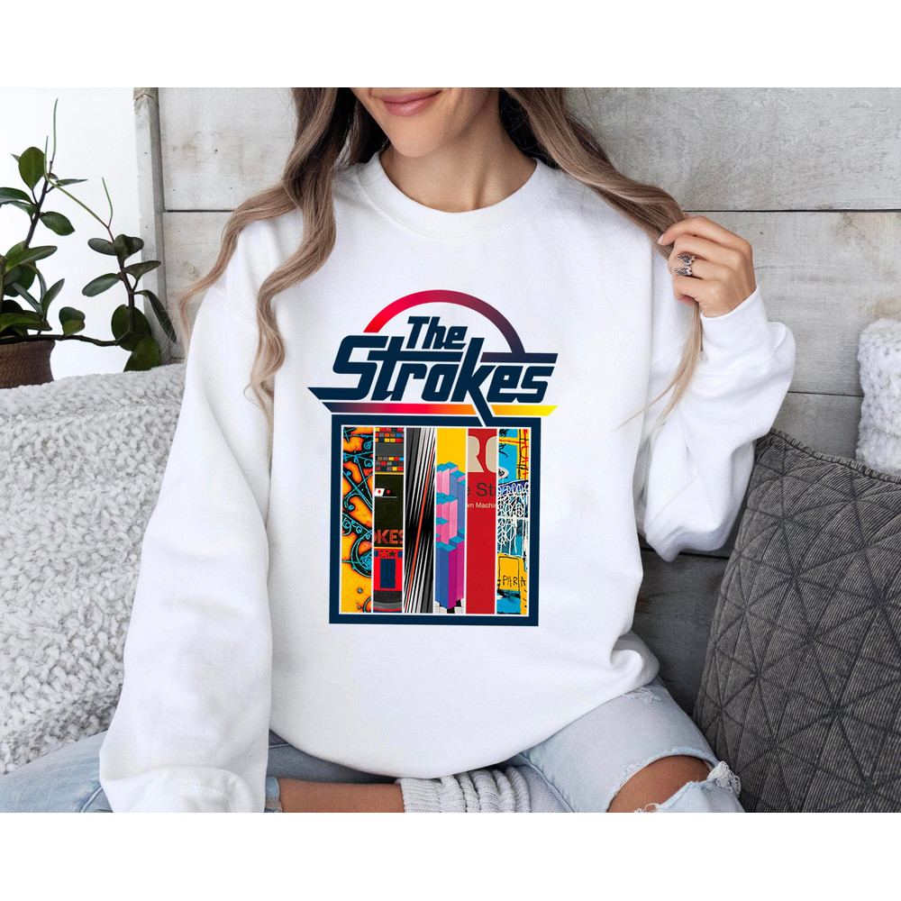 Vintage The Stroke.s Shirt, The Strokes Vintage Shirt Made In USA, Gift Music Lovers, Rock Band Sweatshirt, Strokes shirt, Gift for fan.jpg