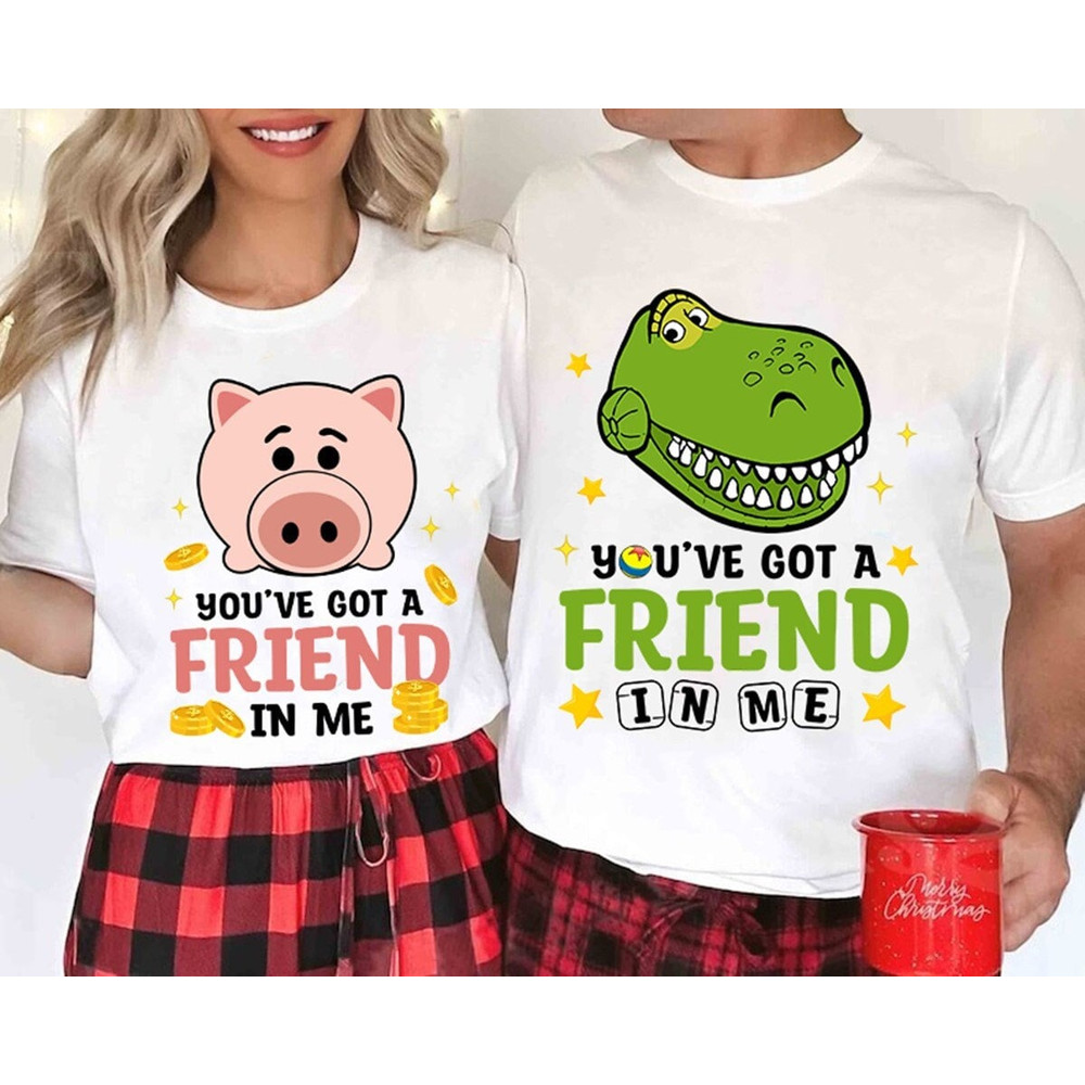 Hamm and Rex Toy Story Shirt  Couple Matching Tee  Toy Story Characters Shirt  Couples Shirt  Family and Friends Matching Shirt.jpg