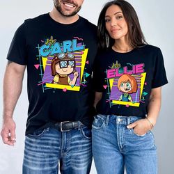 his carl her ellie shirts  carl and ellie shirts  up couple tshirt  disneyland couple gift shirt  honeymoon tee  gift fo