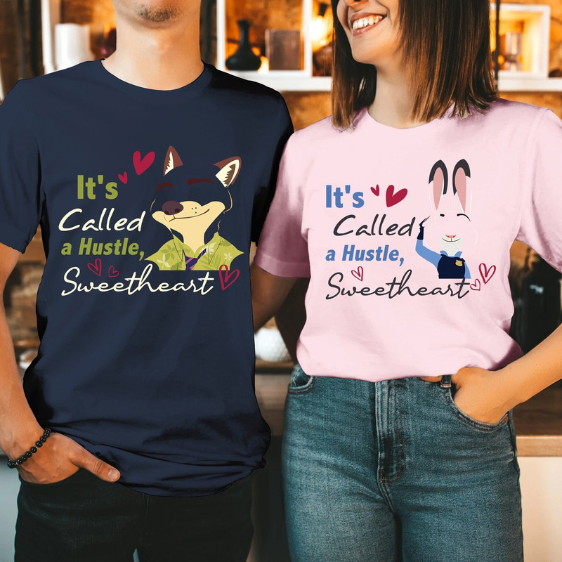 Zootopia Couple Shirts Zootopia Shirt Nick Wilde Shirt Judy Hopps Shirt Gift For Him 2024 Gift For Her Zootopia Matching Shirts.jpg