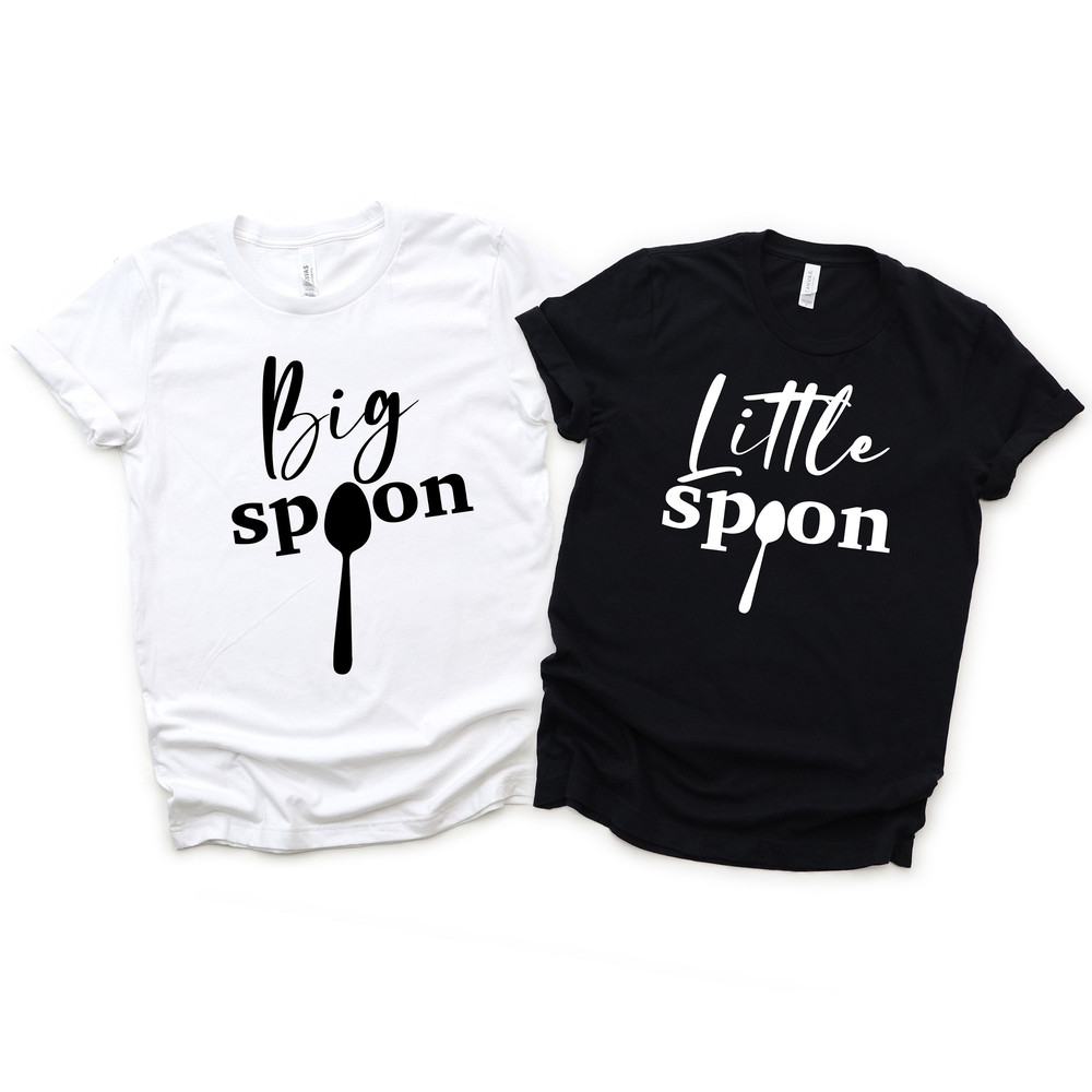 Big Spoon Little Spoon Couples PNG, Honeymoon, Wedding Gift, DIY Valentine Couple Shirt, Matching Shirts, His and Hers, Funny Couples PNG.jpg