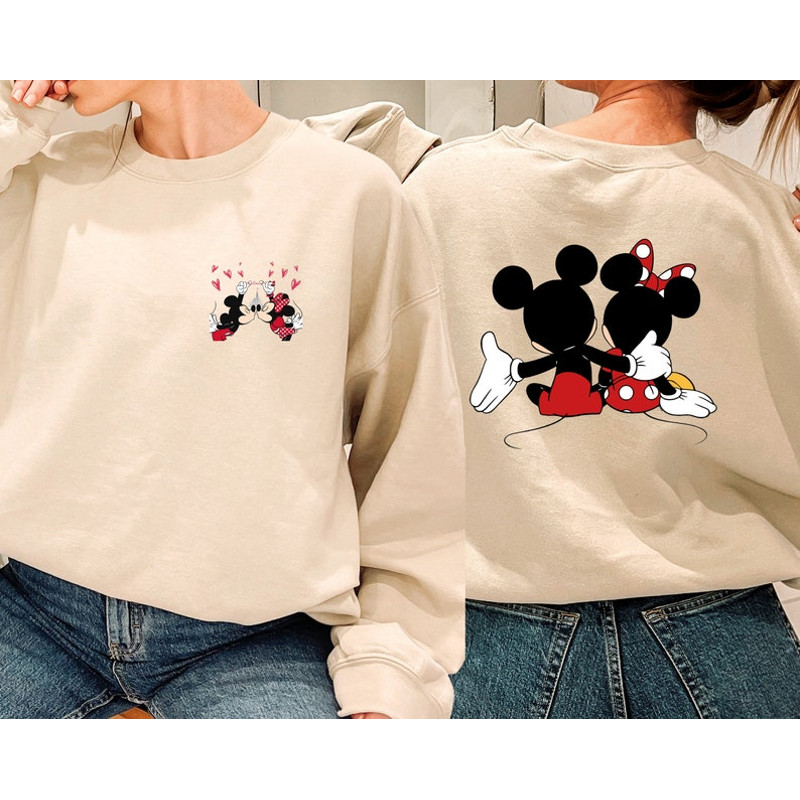 Disney Valentine Sweatshirt, Disney Matching Couples sweatshirt, Valentine Mickey and Minnie Shirt, Lovely sweatshirt,Disney Valentine Shirt1.jpg