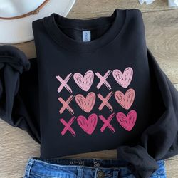 xoxo valentines day sweatshirt, xoxo hearts sweater, valentines sweatshirt, valentines xoxo shirt, love shirt
