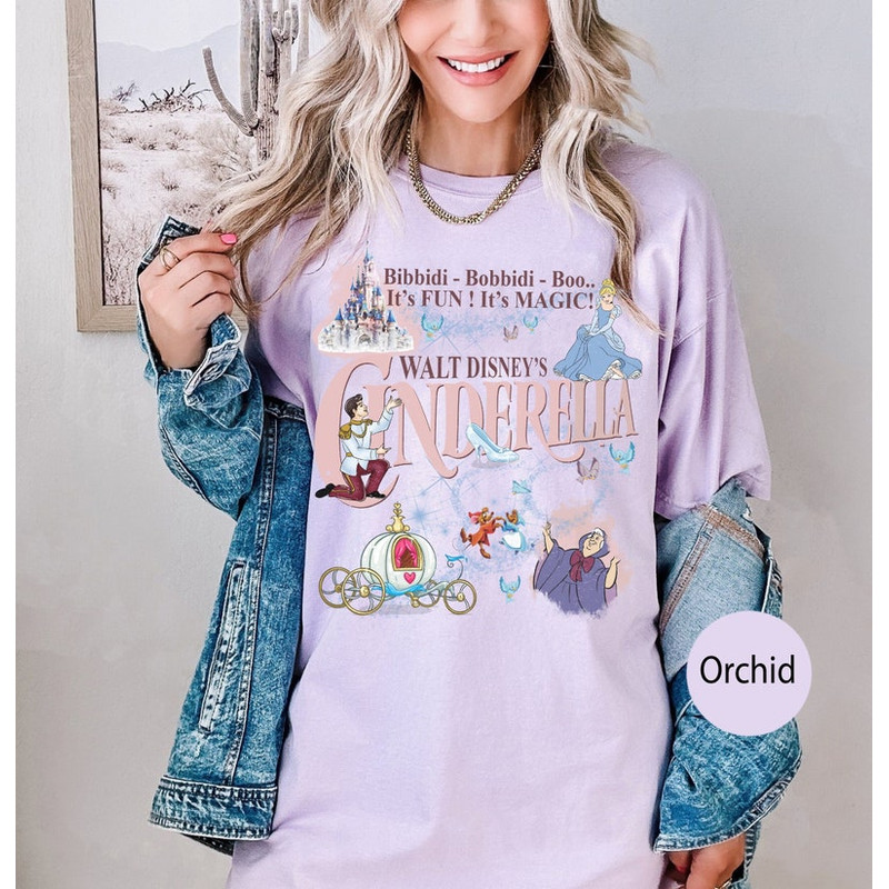 Vintage Cinderella Shirt, Walt Disney Princess Shirt, Disney Cinderella Princess Shirt, Disney Trip 2024 Shirt, Disneyworld Shirts1.jpg