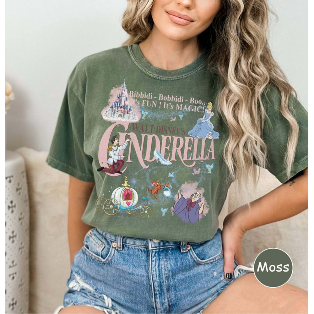 Vintage Cinderella Shirt, Walt Disney Princess Shirt, Disney Cinderella Princess Shirt, Disney Trip 2024 Shirt, Disneyworld Shirts4.jpg