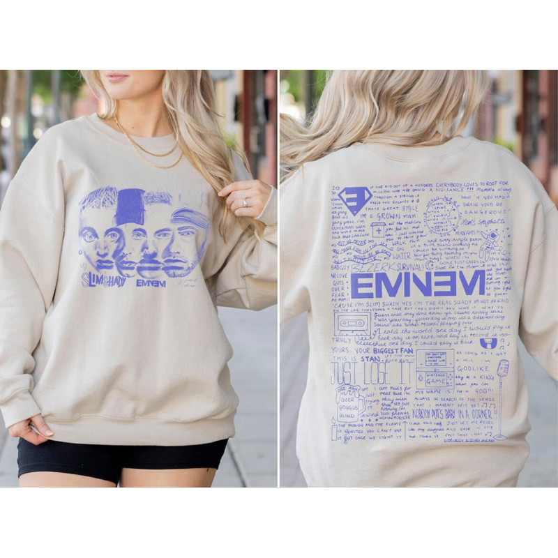 Eminem Slim Shady 90s Rap Shirt, Bootleg Rapper Vintage Y2K Sweatshirt, Eminem Doodle Retro Unisex Hoodie.jpg