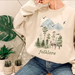 folklore tracklist shirt, folklore merch, folklore sweatshirt, tayl0r gift, ts merch, tayl0r hoodie, forest shirt, swift